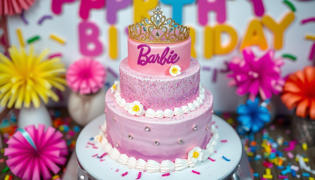 Barbie birthday cake