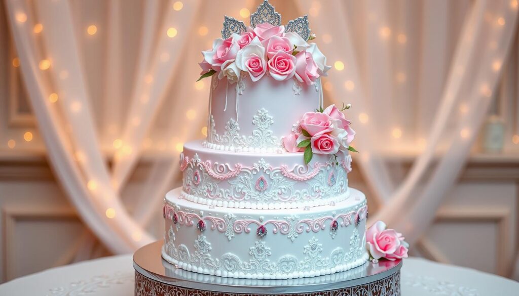 Custom Quinceañera Cake Design