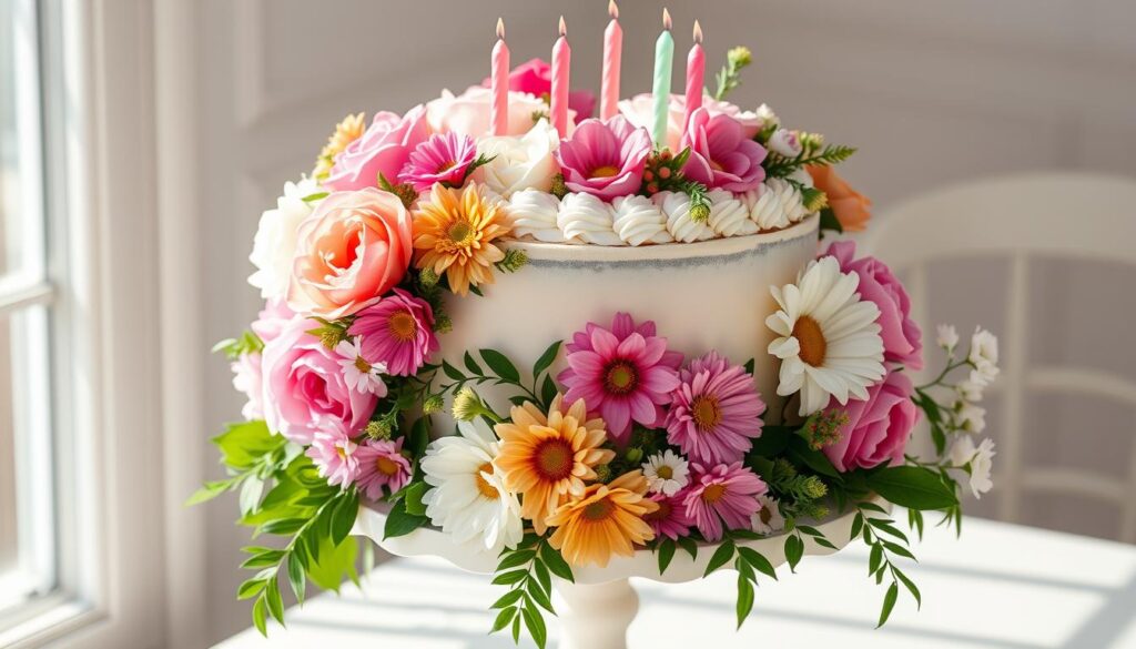 Floral Cake Arrangements