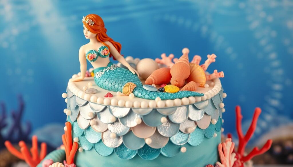 Mermaid Cake Decorations