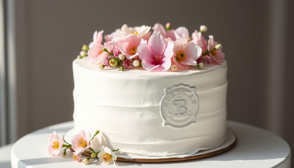 Minimalist Flower Birthday Cake