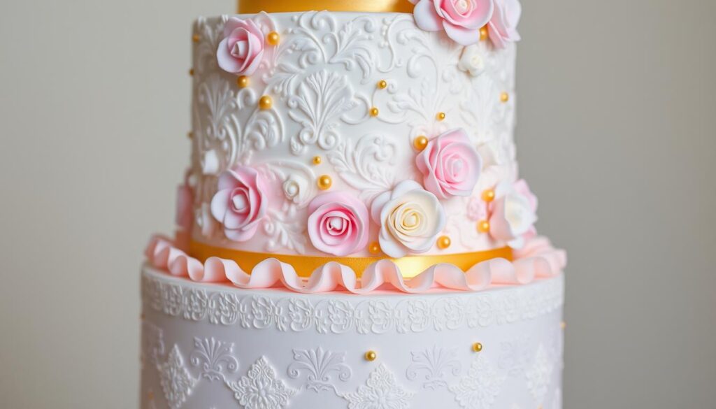 Quinceanera Cake Texture Designs