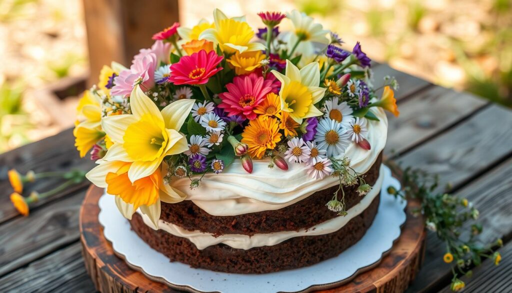 Seasonal Flower Birthday Cake Designs