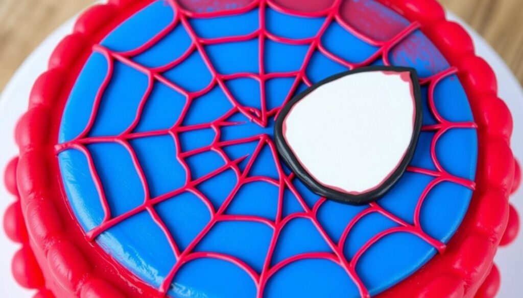 Spiderman Cake Face Template