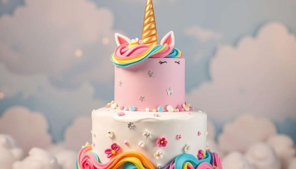 unicorn birthday cake